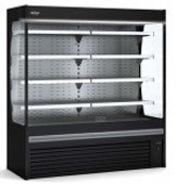 Multideck refrigerated display cabinet with double panoramic side glass  - LED Light each shelf & Top light.