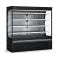Multideck refrigerated display cabinet with double panoramic side glass  - LED Light each shelf & Top light. - Mabrook Hotel Supplies