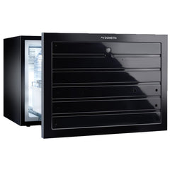 50 Ltr Dometic DM50NTE F Drawer Minibar in Black Color. - Mabrook Hotel Supplies