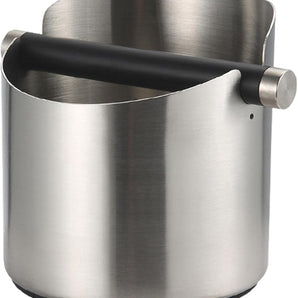 COFFEE KNOCK BOX STAINLESS STEEL BLACK COATED