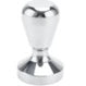 COFFEE TAMPER ALUMINIUM WITH BLACK HANDLE