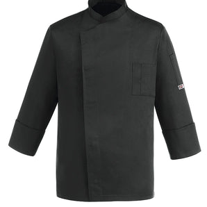 CHEFJACKET BLACK CHEAP POL.  65% COT. 35%