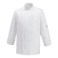 CHEFJACKET WHITE ICE MICROFIBER 100% - Mabrook Hotel Supplies