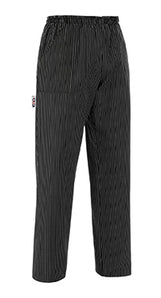 CHEFTROUSER COULISSE WITH PATCH POCKET GESSATO POL.65% COT.3