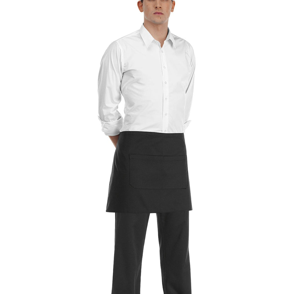 BARMAN 80% POLYESTER - 20% COTTON - BLACK - Mabrook Hotel Supplies
