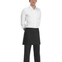 BARMAN 80% POLYESTER - 20% COTTON - BLACK - Mabrook Hotel Supplies