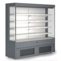 Plug in Grab & Go Refrigeration Cabinet , Color: Black with RAL 9005.