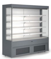 Plug in Grab & Go Refrigeration Cabinet , Color: Black with RAL 9005.