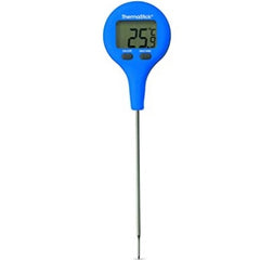(OLD CODE: ETI-810305) THERMASTICK WATER RESISTANT BLUE THERMOMETER  -49.9 TO 299.9°C  C/F SWITCHABLE MAX/MIN.