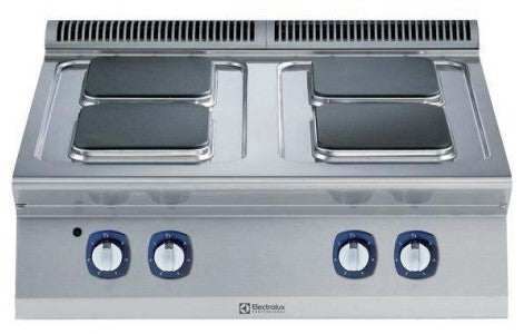 (371017) 4-Hot Square Plate Electric Boiling Top 800 mm. - Mabrook Hotel Supplies