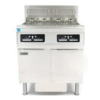 2 Full Pot Electric Fryer W/Built in Filtration with SMART4U® K3000 Controller.