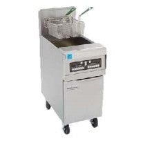 Split Frypot Gas Fryer with (12+12 Ltr) Oil Capacity with CM3.5 controller , (WITHOUT COVER) - Mabrook Hotel Supplies