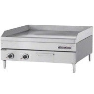 24" Heavy-Duty Electric Countertop Griddle w/ Side and Rear Splash Guards. - Mabrook Hotel Supplies