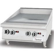 24 Heavy Duty Gas Countertop Griddle with Thermostatic Controls - 56,000 BTU.