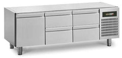 LOYBOY GN 1/1 REFRIGERATED BASE FOR COOKING TOPS WITH 6 DRAWERS & CASTORS. - Mabrook Hotel Supplies