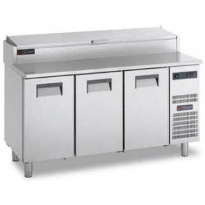 3 Doors GN Pizza /Snack Preparation Counter with Castors.