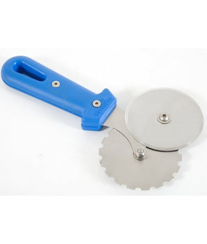 DOUBLE WHEEL CUTTER, STAINLESS STEEL, RE-SHARPABLE BLADE FIXED GRIP - 10 CM - Mabrook Hotel Supplies