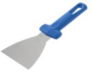 SPATULA FLEXIBLE STAINLESS STEEL SCRAPER 10x9 CM, FIXED GRIP