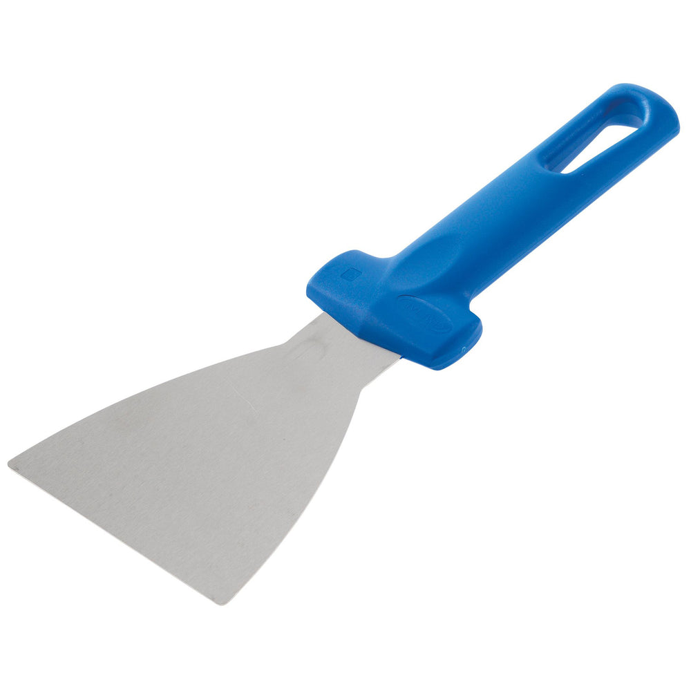 SPATULA FLEXIBLE STAINLESS STEEL SCRAPER 10x9 CM, FIXED GRIP - Mabrook Hotel Supplies