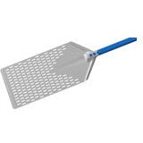 PERFORATED ALUMINIUM ROMANA PIZZA PEEL, RECTANGULAR - 23x40 CM, HANDLE LENGTH 60 CM