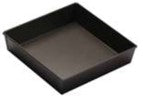 GOBEL SQUARE CAKE MOULD WITH FIXED BOTTOM - 22x22 CM