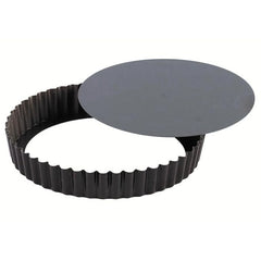 GOBEL FLUTED ROUND TART MOULD - LOOSE BOTTOM - NON STICK - Mabrook Hotel Supplies