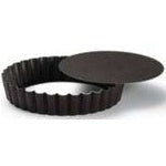 ROUND FLUTED TART MOULD - LOOSE BOTTOM - NON STICK L: 120mm