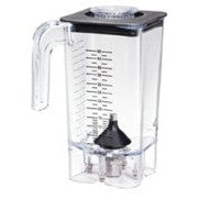 Blender Container, 48 oz removable filler cap, easy-read level indicator with cone agitator - Mabrook Hotel Supplies