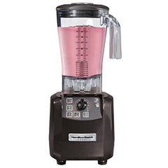 Hamilton Beach HBH650 Commercial Tempest 2 Speed Blender - Black with 64oz / 1.8L Wave~Action Polycarbonate Container - Mabrook Hotel Supplies