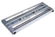 Heat Lamp -Double Rows Heat Source & Single Row Light Source - Spacing above food for Warming is (Max 30cm). - Mabrook Hotel Supplies
