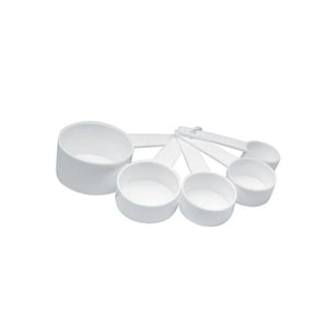 PLASTIC MEASURING CUP SET, ROUND SET OF 5