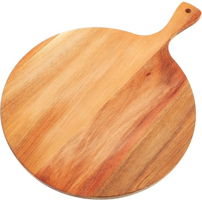 WOOD COLOR MELAMINE SERVING ROUND PADDLE, 7-2/3 (195MM) DIA, 1/2"(12MM) H - Mabrook Hotel Supplies