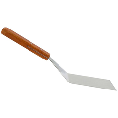 "WOOD HANDLE GRIDDLE SCRAPER 4.875x3"" BLADE" - Mabrook Hotel Supplies