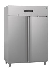 (73G3.12NMV.20) Advance K 140-3 C U 2/1 GN Deep Double Door Refrigerator with Right Hand Hinged Reversible Door - 4 Shelves each Doors and Castors Included. - Mabrook Hotel Supplies