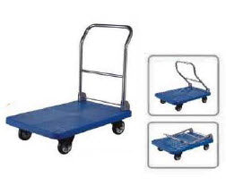 PLASTIC FLATBED TROLLEY(FOLDABLE) DIM: 73X49X86 CM - Mabrook Hotel Supplies