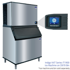 Up to 900 kg Indigo NXT , Air Cooled Dice cube Ice Machine.