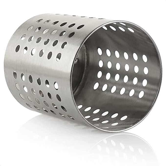 Flatware Cylinder with Straight Beeded Edge 4.75X5.5". - Mabrook Hotel Supplies