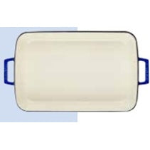 LAVA RECTANGULAR DISH - SABLE BLUE