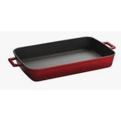 LAVA RECTANGULAR DISH 26X40 CM - RED