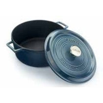 LAVA ROUND CASSEROLE MAJOLICA GREY"PREMIUM SERIES" Ø20 cm