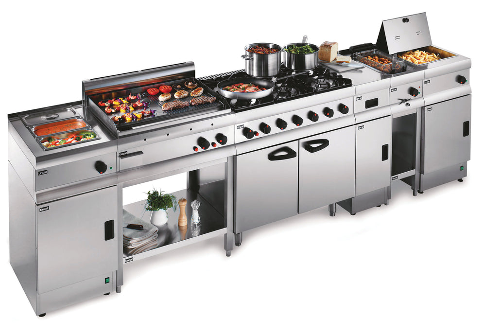 S/S ELECTRIC COUNTERTOP / BOILING TOP WITH 4 HOTPLATES - W 750 mm - 7.0 kW. - Mabrook Hotel Supplies