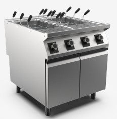 (MAMC0004969) 42 + 42 Ltr Double Well Electric Pasta Cooker with (MA97336000 - ACPC1/3 Single 1/3 Basket). - Mabrook Hotel Supplies