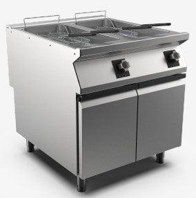 (MAMC0003599) 22+22 Ltr Twin Pan Electric Fryer. - Mabrook Hotel Supplies