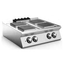 4 Electric Square HotPlates with Top Hob.