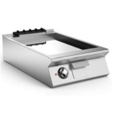 MADE IN AISI 304 18/10 STAINLESS STEEL, SMOOTH COOKING PLATE, 3 PHASES ELECTRIC SUPPLY KW 10.5, DIM:60X76.5X62HCM - Mabrook Hotel Supplies