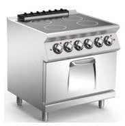 4 Zone Ceramic Cooker with Electric Oven.