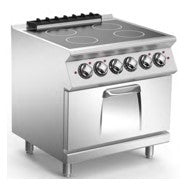 4 Zone Ceramic Cooker with Electric Oven.