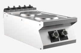 (MAMC0000259) 2 Circular Hotplate Electric Boiling Top. - Mabrook Hotel Supplies