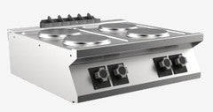 (MAMC0000289) 80 cm 4 Circular Hotplate Electric Boiling Top. - Mabrook Hotel Supplies