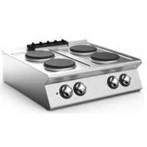 4 Electric Hot Plates with Top Hob.